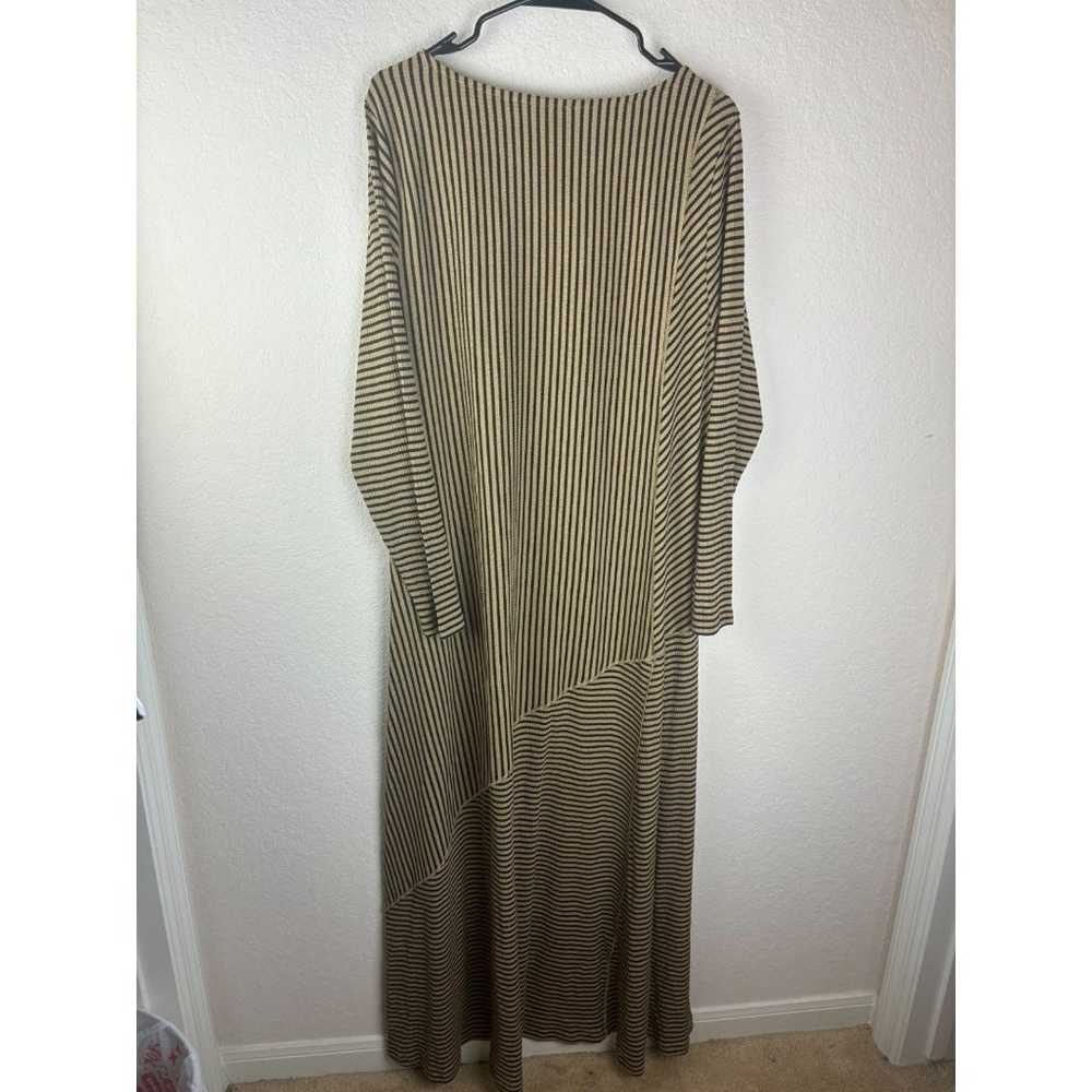 Soft Surroundings Ryley Maxi Dress Ribbed Tan Bla… - image 5