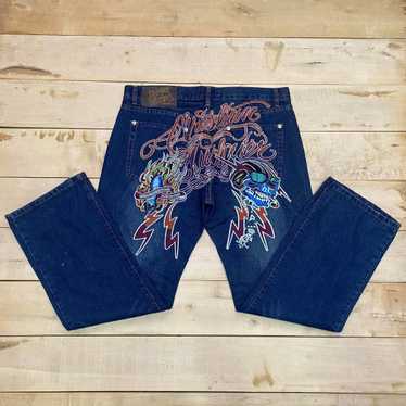 Christian audigier embroidery denim - Gem