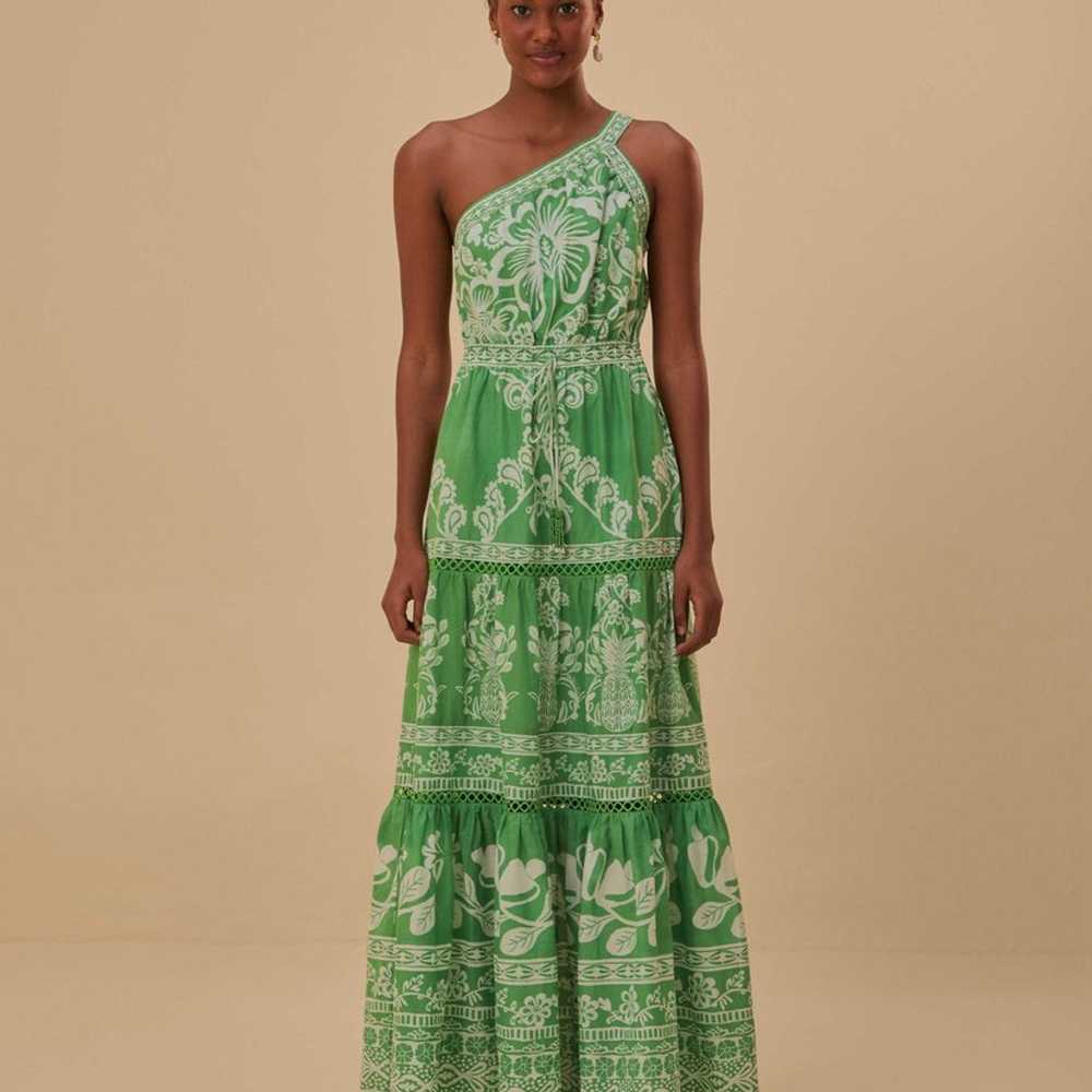 Farm Rio Sweet Green Garden Maxi Dress - image 3