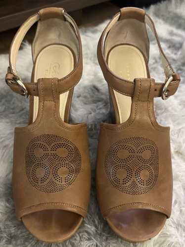 靴 ANN DEMEULEMEESTER wedge sandals beige37 beige-leather-ann-