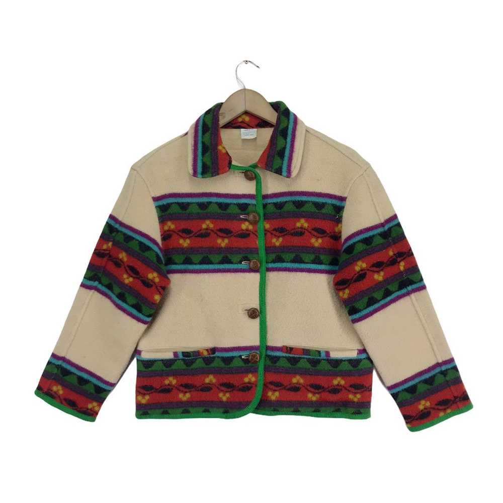 Native × United Colors Of Benetton Vintage Benetton native Wool Jacket Button Up