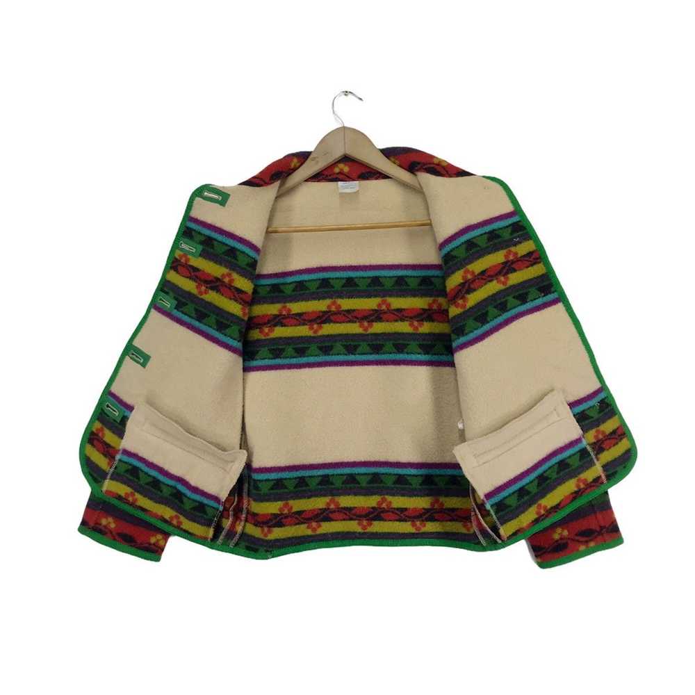 Native × United Colors Of Benetton Vintage Benetton native Wool Jacket Button Up - Image 5