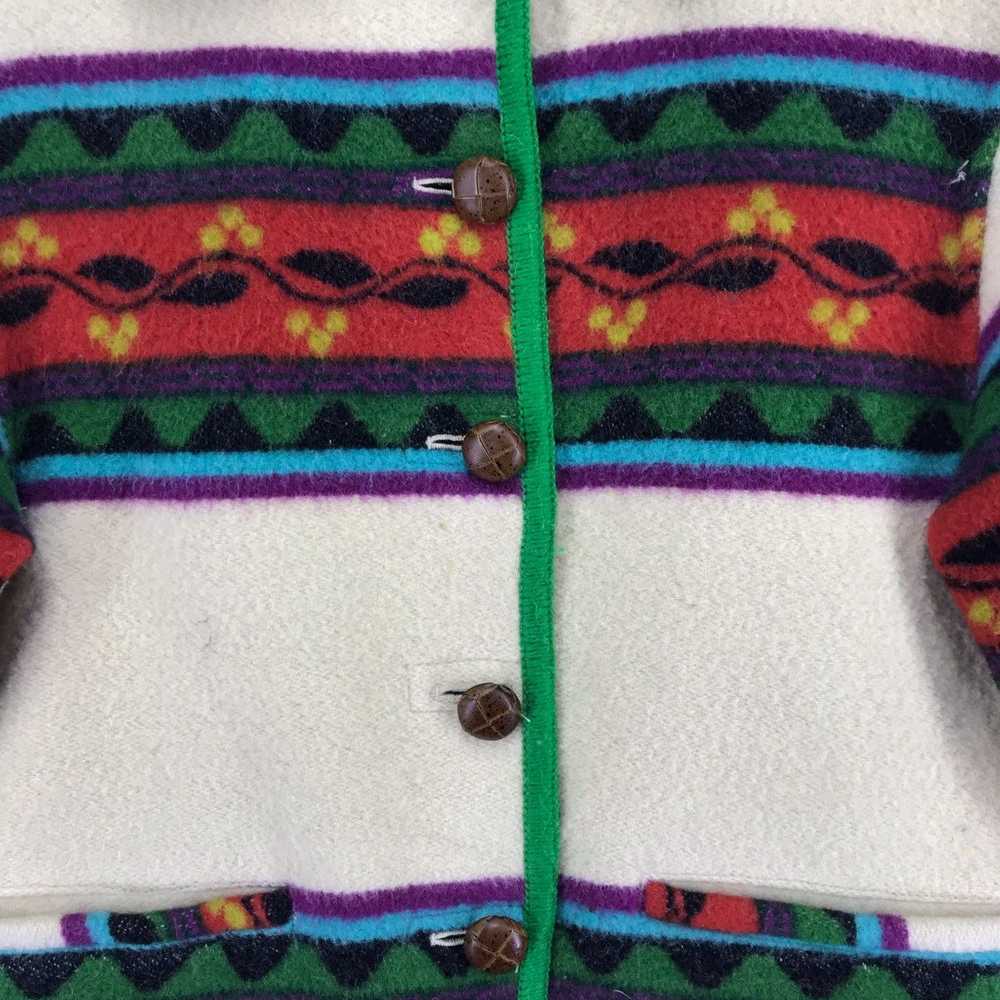 Native × United Colors Of Benetton Vintage Benetton native Wool Jacket Button Up - Image 7