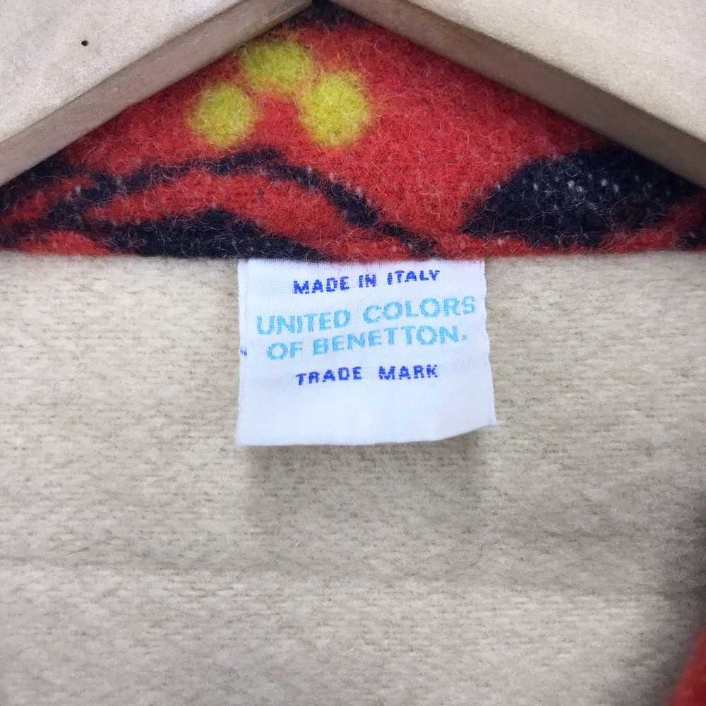 Native × United Colors Of Benetton Vintage Benetton native Wool Jacket Button Up - Image 8