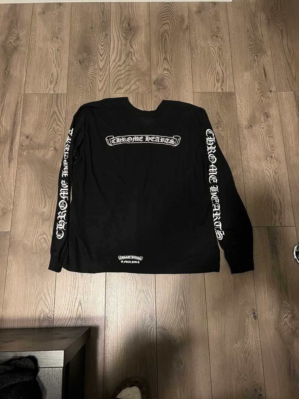 Chrome Hearts Chrome Hearts SCROLL F*CK YOU Long … - image 2