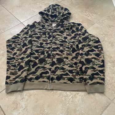 L] A Bathing Ape Bape Nigo Era 1st Camo Down Puffer Jacket