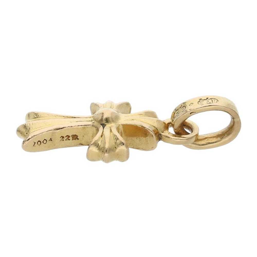 Chrome Hearts Baby Fat Cross Diamond Pave Pendant - image 4