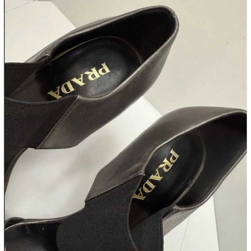 Prada Leather heels - image 3