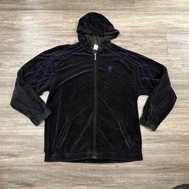トップス 90s adidas Velour Track Jacket Vintage Adidas Team Men's 90s Velour Track Jacket Stripes