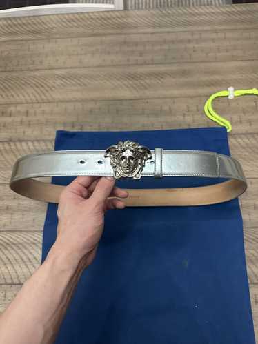 VERSACE メドゥーサ ビギー レザー ベルト 85/34 Versace gianni versace belt - Gem