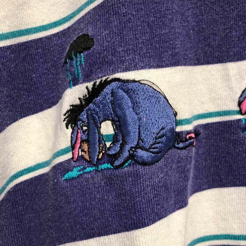 90's Winnie the Pooh "EEYORE" Border Tee - image 4