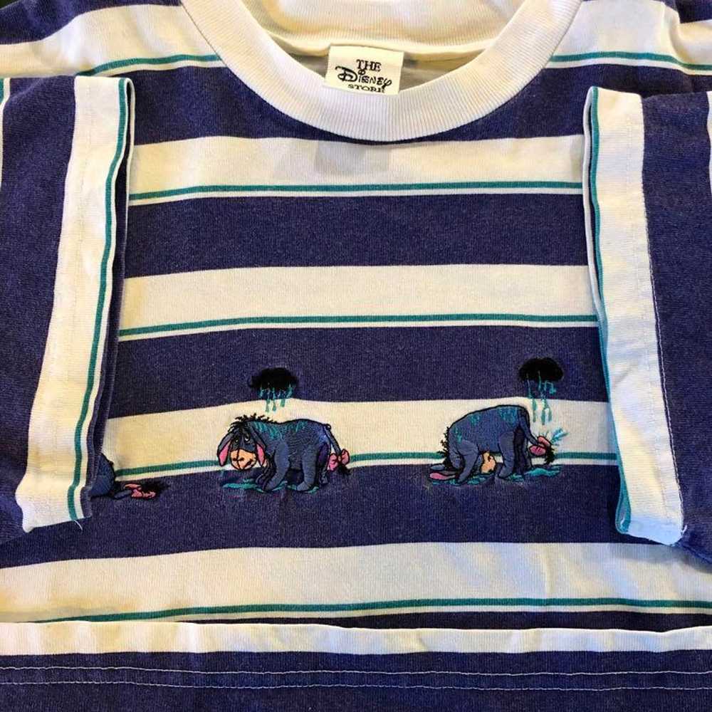 90's Winnie the Pooh "EEYORE" Border Tee - image 9