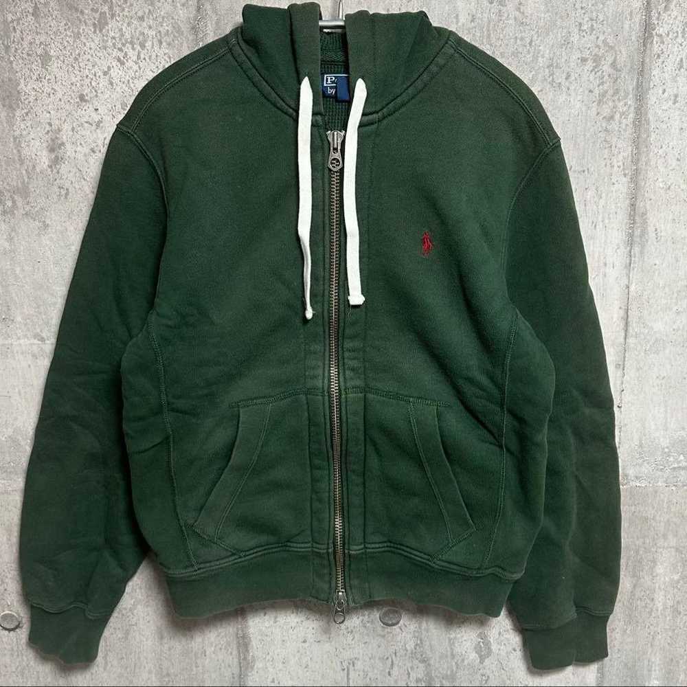 Polo Ralph Lauren 90s Zip-Up Thermal Hoodie - image 1