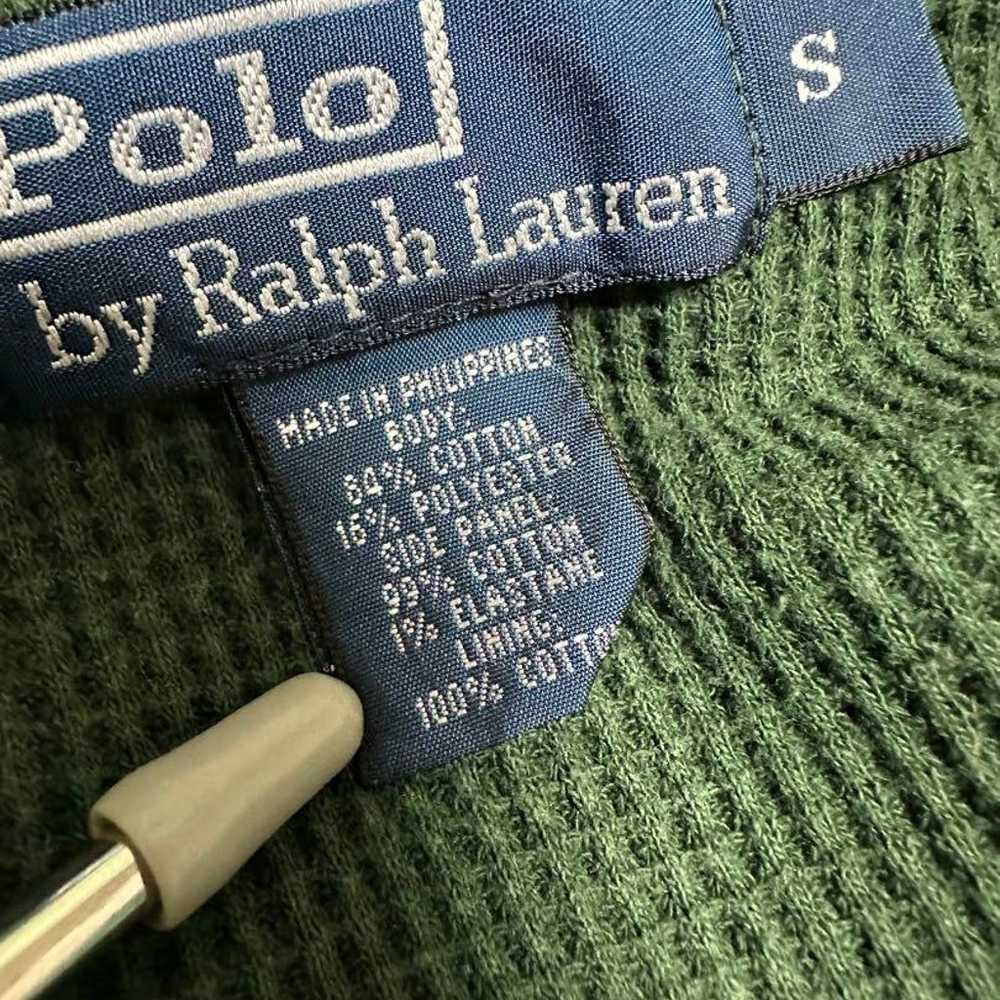 Polo Ralph Lauren 90s Zip-Up Thermal Hoodie - image 5