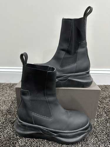 Rick Owens Drkshdw Black Double Bumper Beetle Sneakers In Black/white |  ModeSens