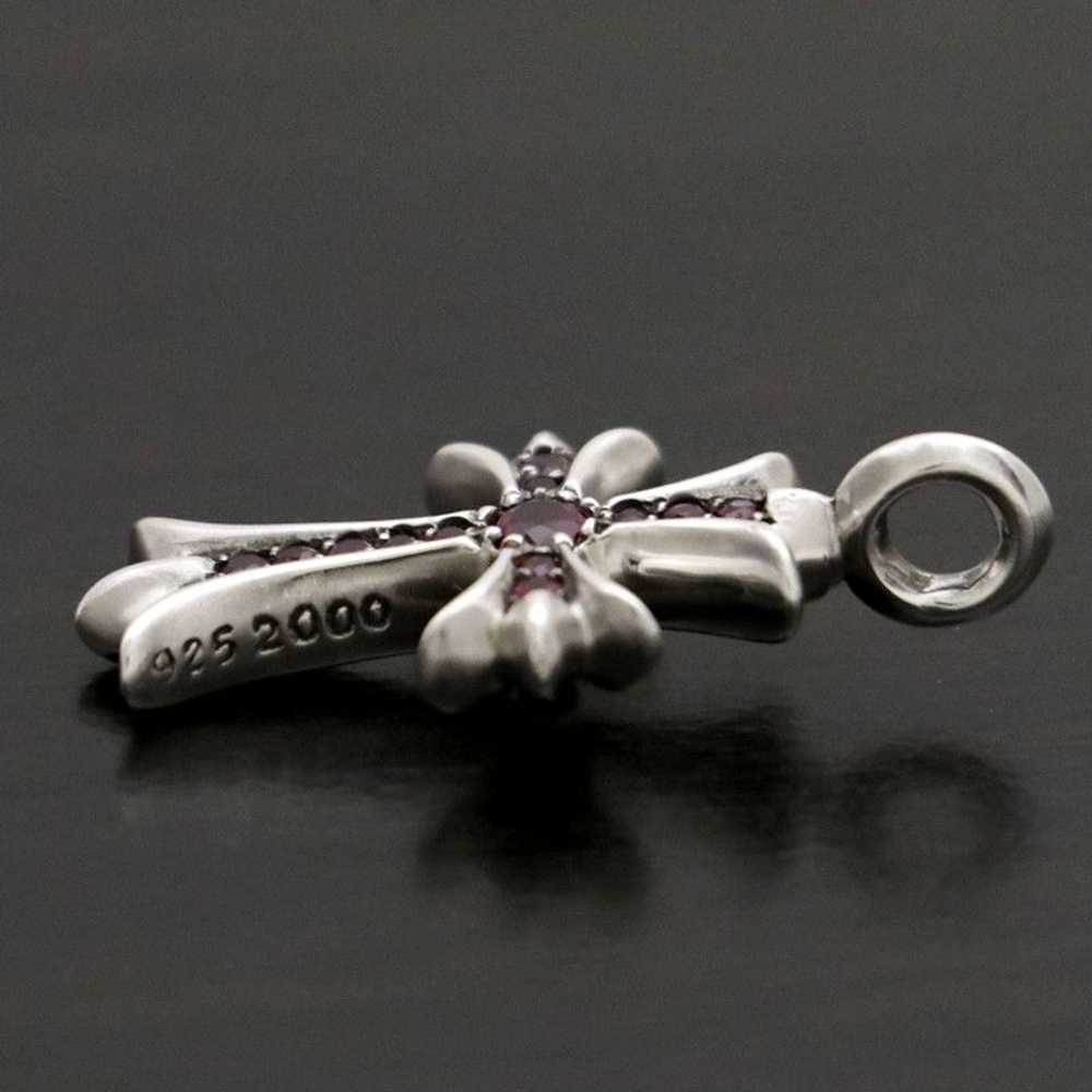 Chrome Hearts Chrome Hearts Ruby Tiny Cross Charm - image 3