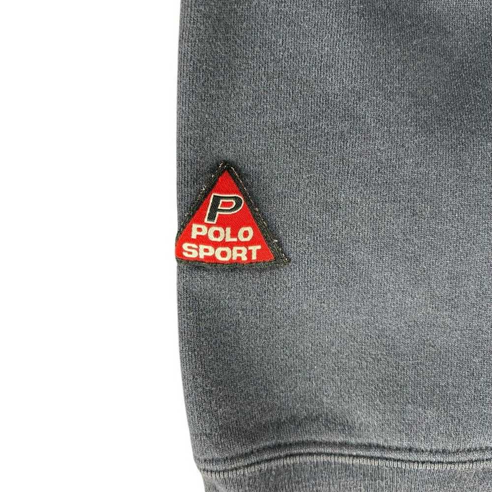 Vintage 90s Polo Sport Ralph Lauren Mens XL 1/4 Z… - image 4