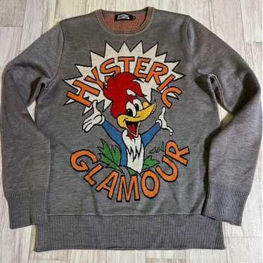 HYSTERIC GLAMOUR × Woody Woodpecker スカート hysteric glamour × woodpecker デニムスカート ひざ丈スカート