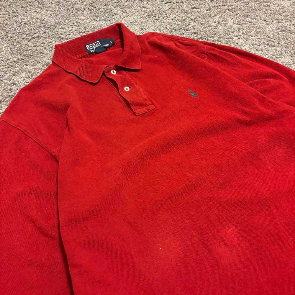 1990s Ralph Lauren Long Sleeve Polo Shirt - image 2