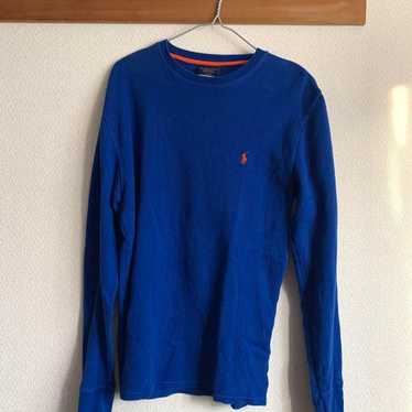 Polo Ralph Lauren Blue Long Sleeve T-shirt Vintag… - image 1