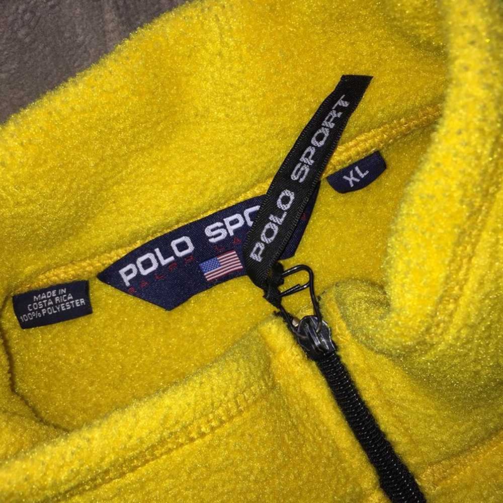 Vintage 90s Polo Ralph Lauren Sport Fleece - image 5