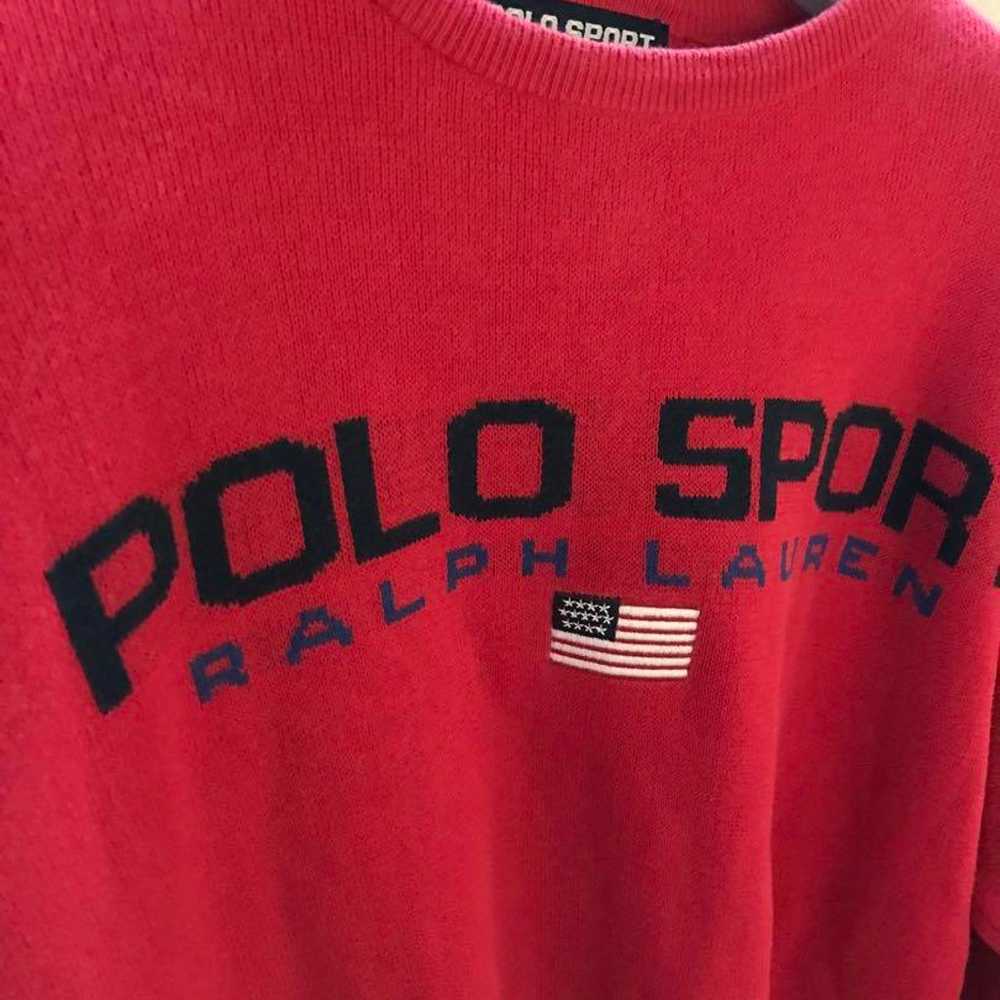 90s POLO SPORTS Ralph Lauren Knit - image 2