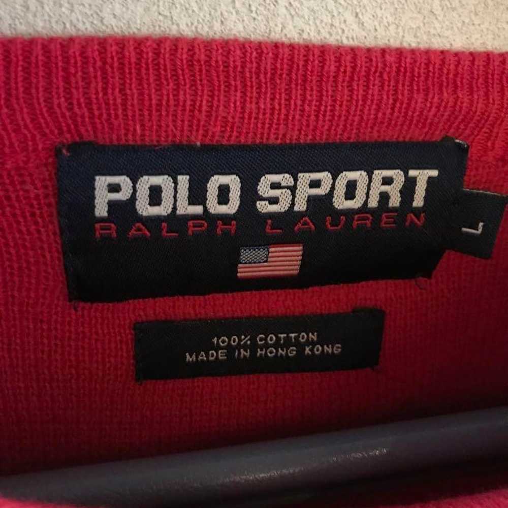 90s POLO SPORTS Ralph Lauren Knit - image 3