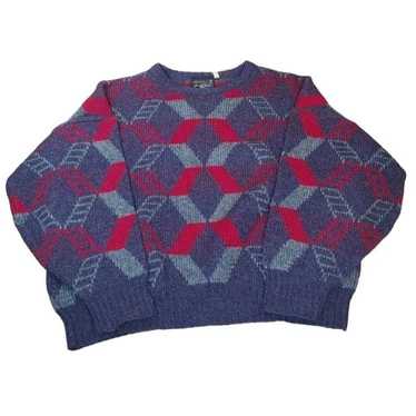 Maban Scotland Sweater Pure New Wool Shetland Azt… - image 1