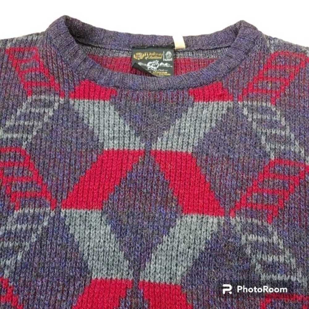 Maban Scotland Sweater Pure New Wool Shetland Azt… - image 2