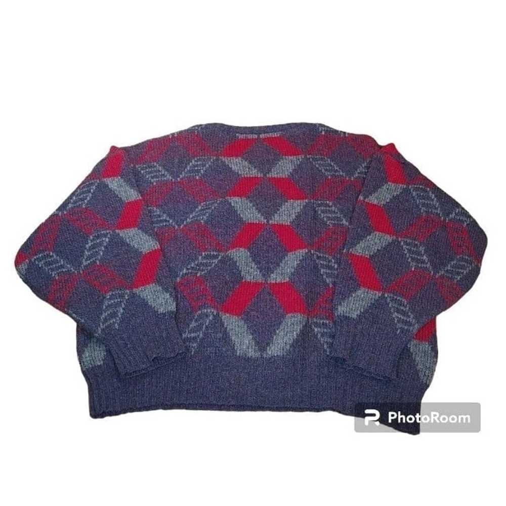 Maban Scotland Sweater Pure New Wool Shetland Azt… - image 4