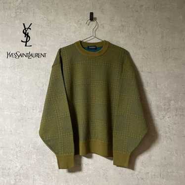 Vintage YSL 90s Yves Saint Laurent Boy MultiColor Knit