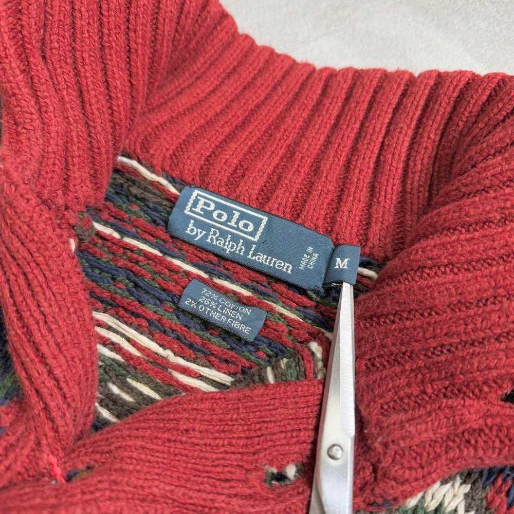 【Exquisite】Polo Ralph Lauren Cotton Knit 90s Nord… - image 4