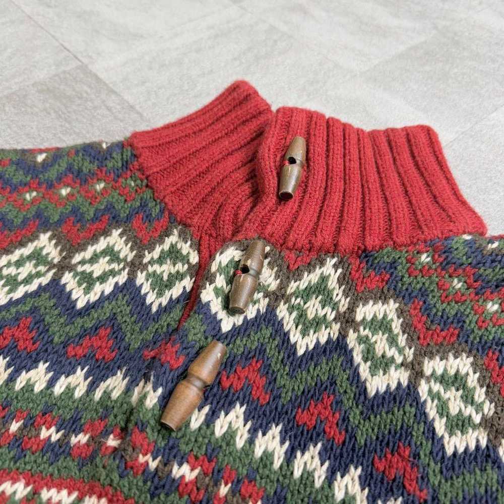 【Exquisite】Polo Ralph Lauren Cotton Knit 90s Nord… - image 5