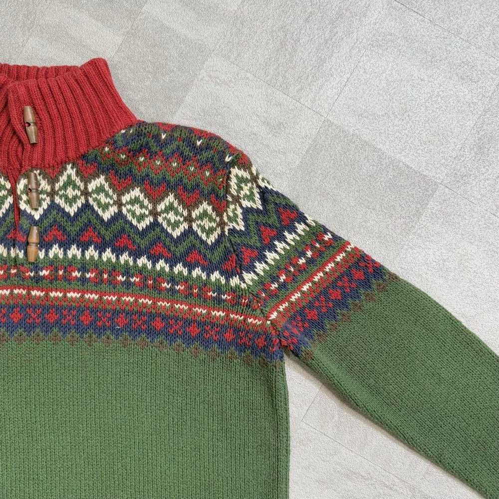 【Exquisite】Polo Ralph Lauren Cotton Knit 90s Nord… - image 7