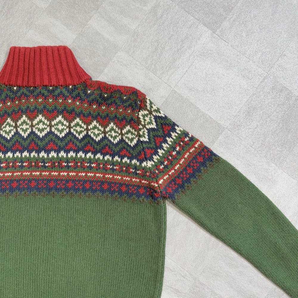 【Exquisite】Polo Ralph Lauren Cotton Knit 90s Nord… - image 9