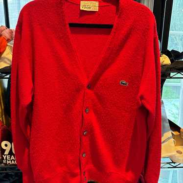 Vintage lacoste cardigan 70s - Gem