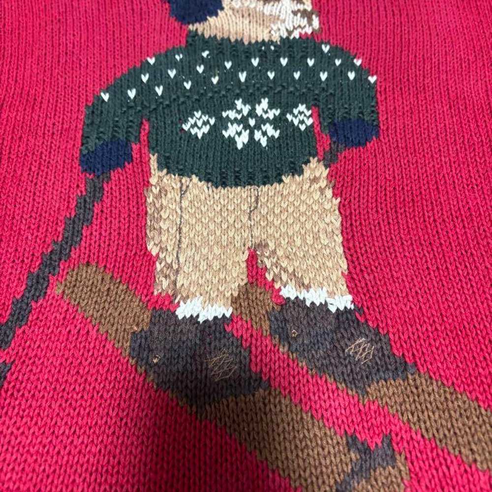 90s Polo Ralph Lauren Knit Polo Bear - image 2