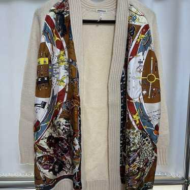 希少 HERMES silk100% cardigan by margiela Margiela for Hermes - Gem