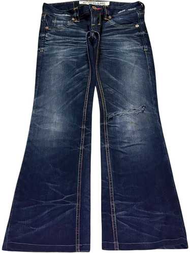 00s archive japanese label flare denim パンツ