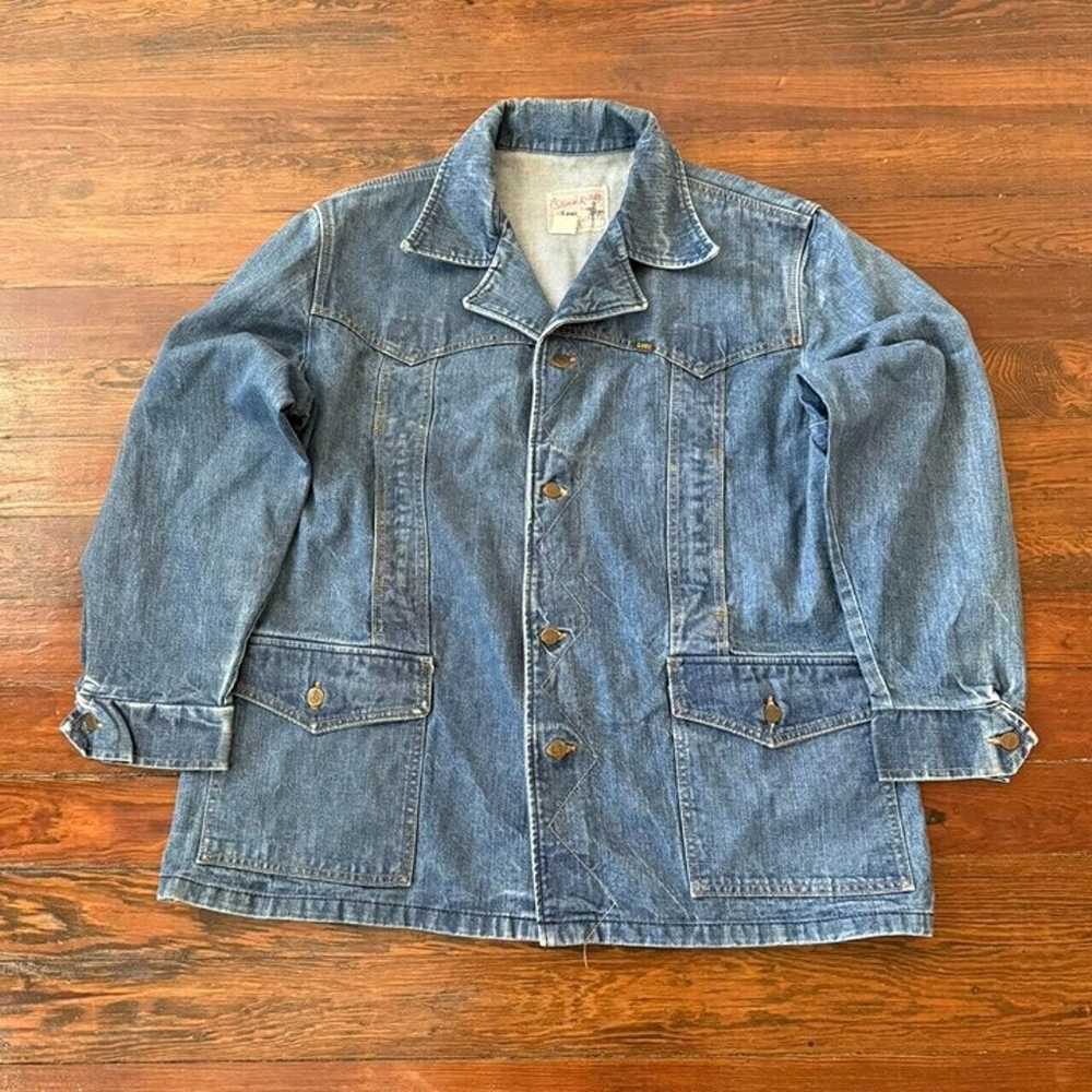 Vintage 70’s Lee Storm Rider Chore Duster Coat Gr… - image 1
