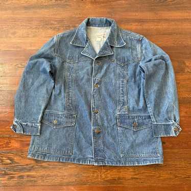 Vintage 70’s Lee Storm Rider Chore Duster Coat Gr… - image 1