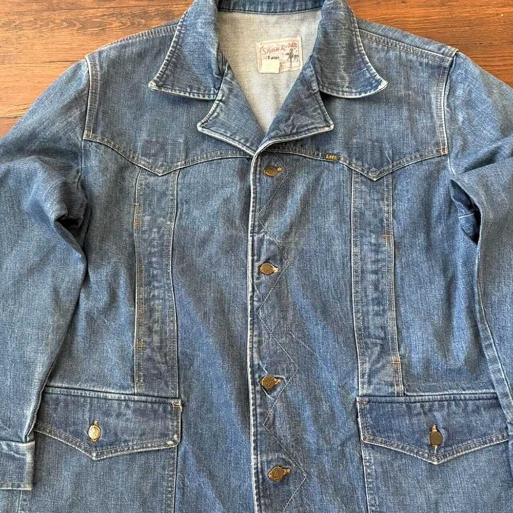 Vintage 70’s Lee Storm Rider Chore Duster Coat Gr… - image 2