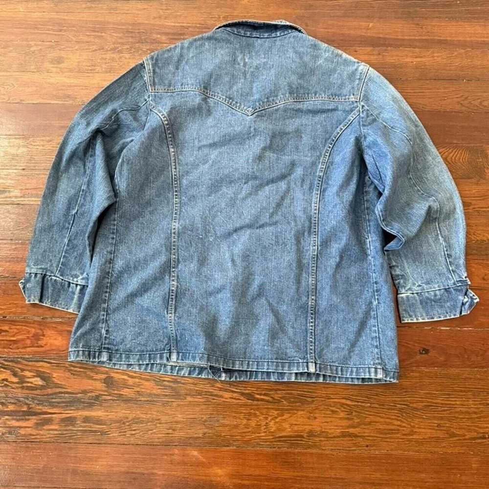Vintage 70’s Lee Storm Rider Chore Duster Coat Gr… - image 3