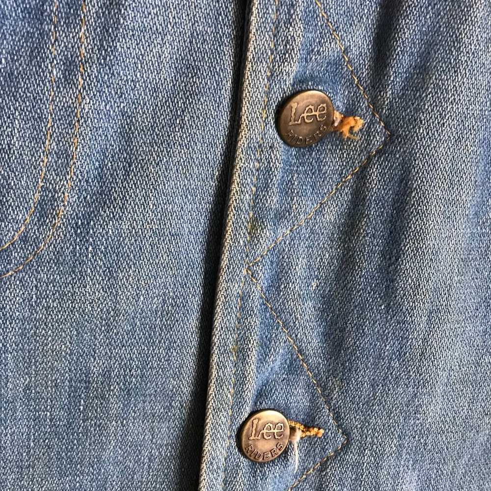 Vintage Lee Storm Rider Denim Vest - image 3
