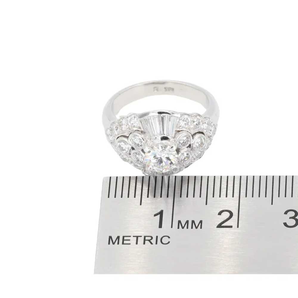 18k (750) White Gold Natural White Diamond Cockta… - image 10