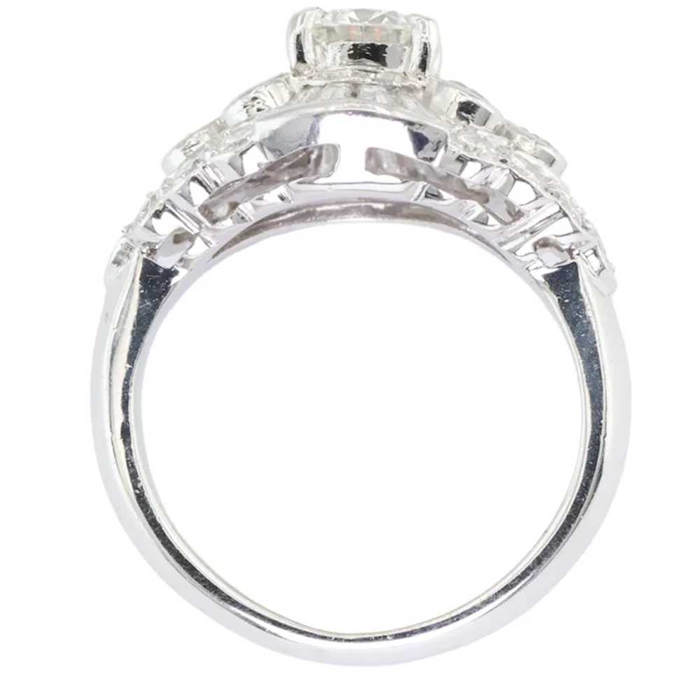 18k (750) White Gold Natural White Diamond Cockta… - image 4