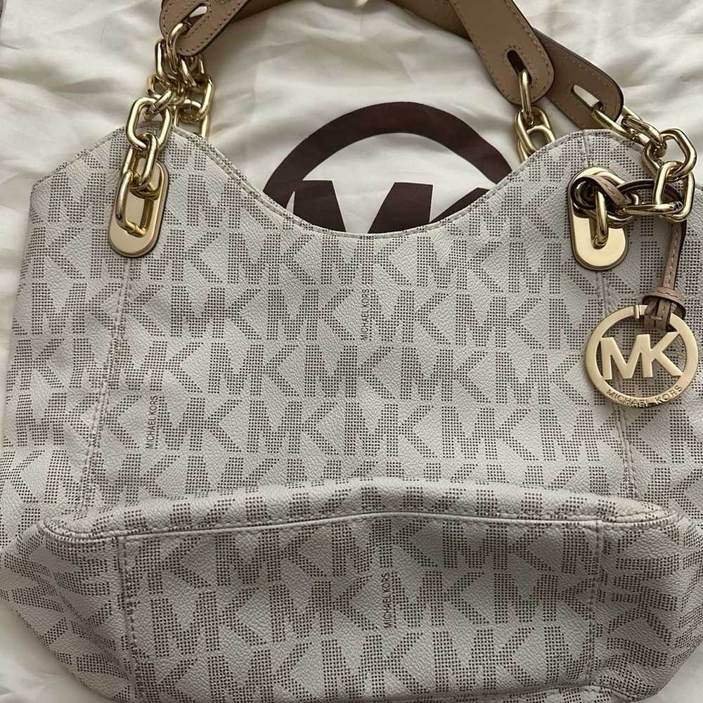 White Michael Kors Purse - image 1