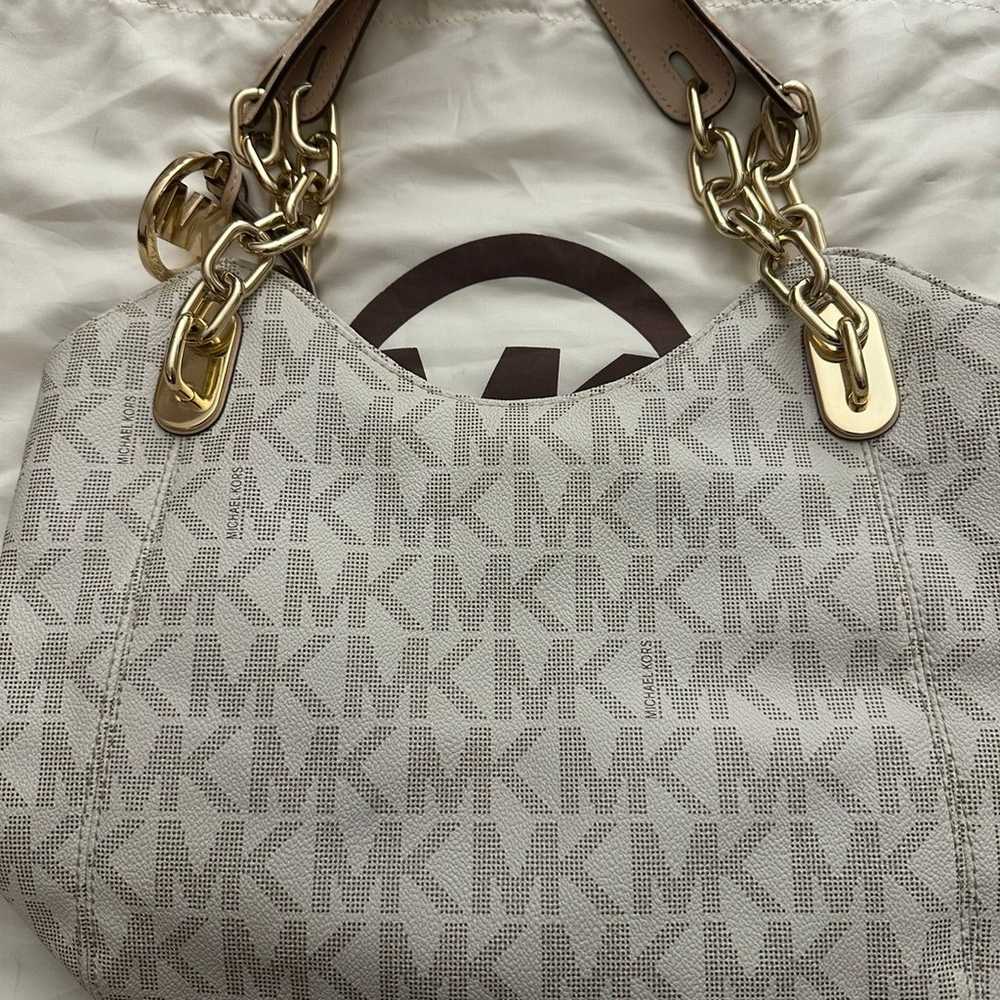 White Michael Kors Purse - image 2