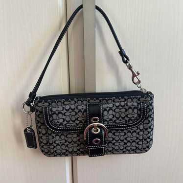 COACH Logo Print Shoulder Bag