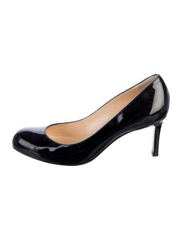 Christian Louboutin Patent Leather Pumps Black Ro… - image 1